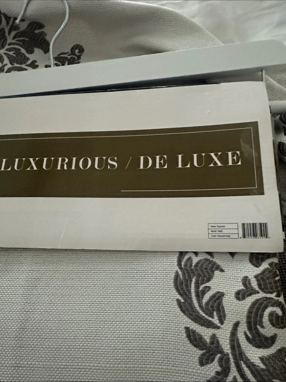 NWT Duck River Textiles Luxurious De Luxe Gray Grommet Curtains 2 Panel Set